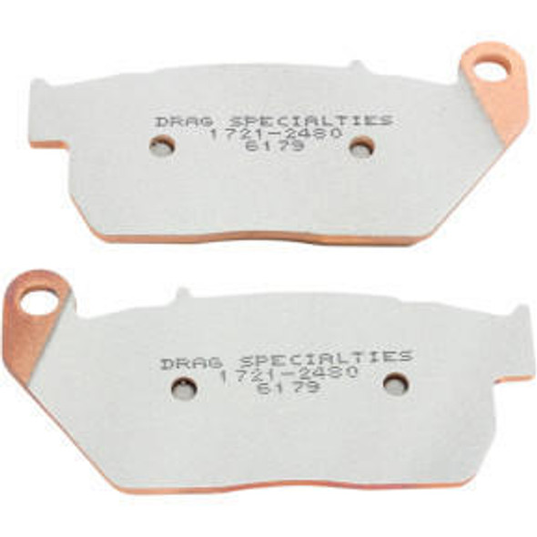  Drag Specialties - Premium Sintered Metal Front Brake Pads fits '04-'13 Sportster Models (Repl. OEM# 42831-04/04A) 