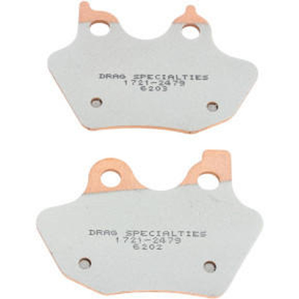 Drag Specialties - Premium Sintered Metal Front Brake Pads (Repl. OEM# 44082-00A)