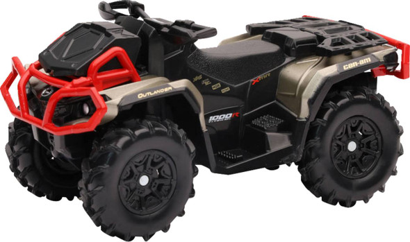 New Ray Toys - 70010004 - Mini Outlander - 1:18 Scale - Black/Brown/Red - without Plow