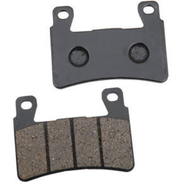  Drag Specialties - Semi-Metallic Front Brake Pads fits '15-'17 Softail, '18-'20 M8 Softail Models (Repl. OEM# 41300102) 
