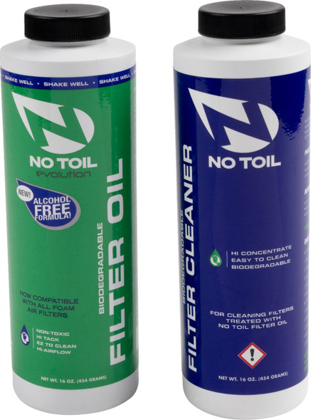 No Toil - 36100026 - Evolution Filter Oil and Cleaner Kit - 16 US fl oz.