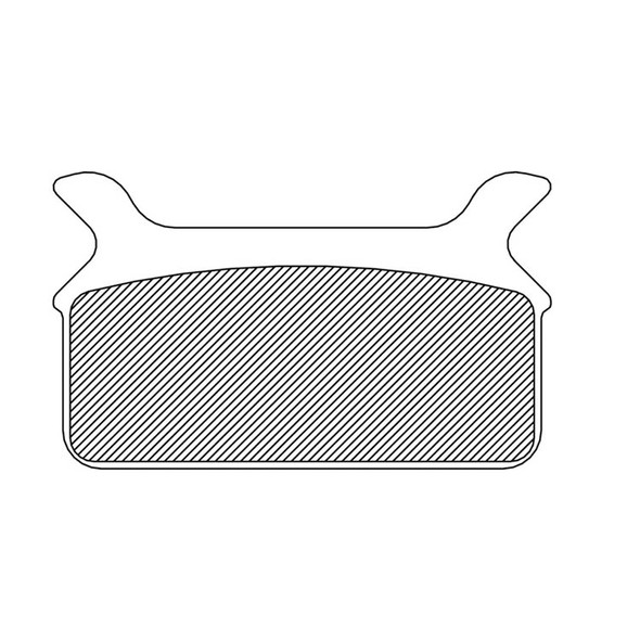 Drag Specialties - Sintered Metal Rear Brake Pads fits '86-'99 Touring Models (Repl. OEM# 42957-86A, 43957-86B/E)