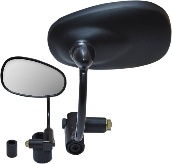 Parts Unlimited - 06400932 - Mirror - Bar End - Oval - Black - 7/8"