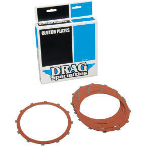 Drag Specialties - Fiber, Organic, or Steel Clutch Plates fits 'L84-'89 Big Twin Models