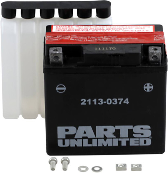 Parts Unlimited - 21130374 - AGM Battery - YTZ7S-BS
