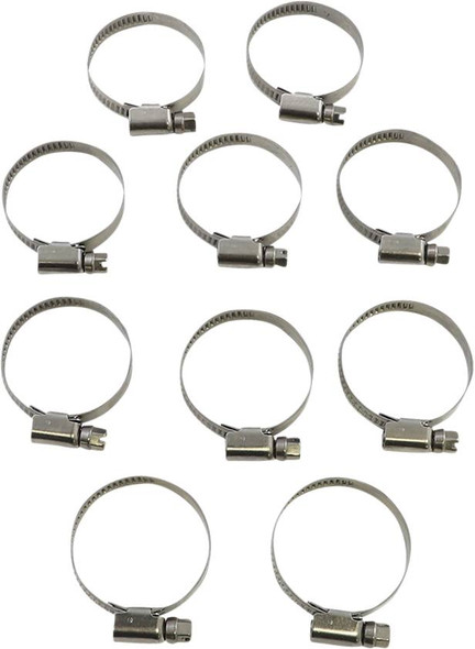 Parts Unlimited - 24020271 - Hose Clamps - Embossed - 25-40 mm - 10 Pack