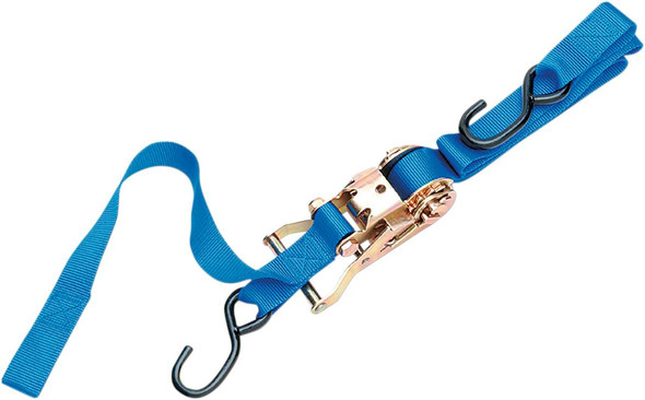 Parts Unlimited - 39200076 - 1" Ratchet Tied Down - Assist - Blue
