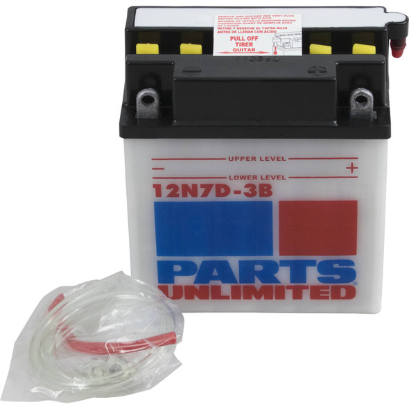 Parts Unlimited - R12N7D3B - Conventional Battery