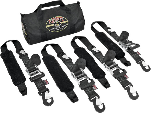Powertye Mfg. - 39200288 - Big Daddy Trailer Kit - 2" x 6-1/2' - Black