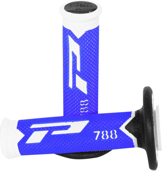 Pro Grip - 06301645 - Cross Triple Density 788 Grips - White/Blue/Black