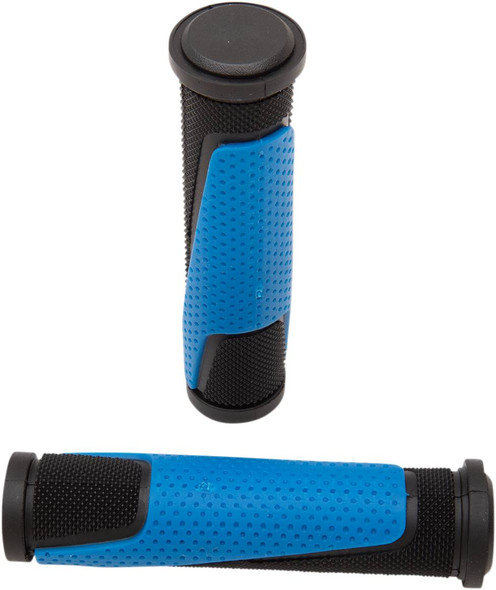 Pro Grip - 06302396 - 807 Double Density Open End Grips - Light Blue/Black