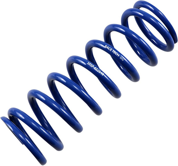 Race Tech - 13120327 - Shock Spring - Rear - Blue - Race Series - Spring Rate 269 lb/in