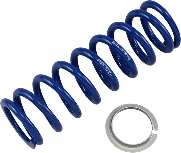 Race Tech - SRSP552450 - Shock Spring - Front/Rear - Blue - Sport Series - Spring Rate 280 lb/in