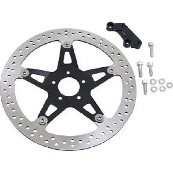  Arlen Ness - Harley Touring 14" Center Hub Mount Front Big Brake Floating Rotor Kit 