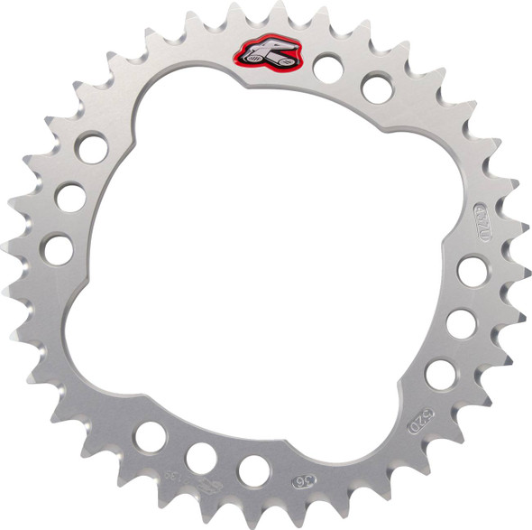 Renthal - 12110095 - Rear Sprocket - Aluminum - 36 Tooth - Silver - Yamaha