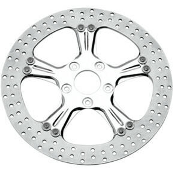 Performance Machine - 11.8" Rear Center Hub Two-Piece Brake Rotors - Wrath Chrome