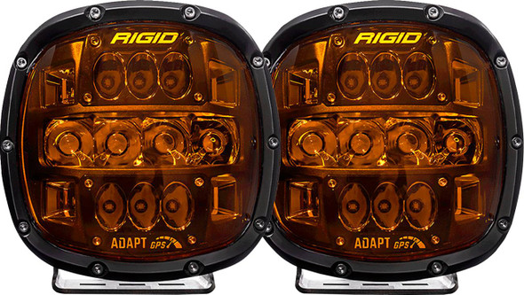 Rigid Industries - 20012802 - Adapt XP LED Light - Amber Lens - Pair