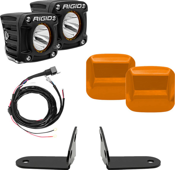 Rigid Industries - 20012832 - A-Pillar Light Kit - RZR