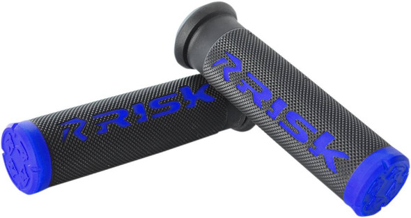 Risk Racing - 06301914 - Grips - Fusion 2.0 - ATV - Blue Risk Racing - 06301914 - Grips - Fusion 2.0 - ATV - Blue