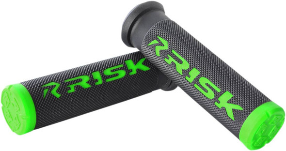 Risk Racing - 06301915 - Grips - Fusion 2.0 - ATV - Green Risk Racing - 06301915 - Grips - Fusion 2.0 - ATV - Green