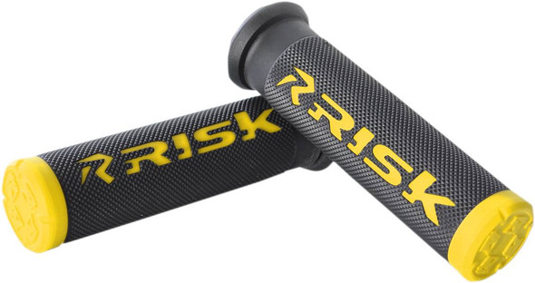 Risk Racing - 06301917 - Grips - Fusion 2.0 - ATV - Yellow Risk Racing - 06301917 - Grips - Fusion 2.0 - ATV - Yellow