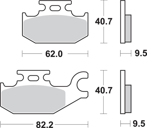 Sbs - 17211590 - Off-Road Sintered Brake Pads