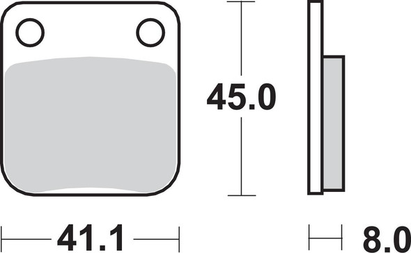 Sbs - 17220678 - Off-Road Sintered Brake Pads