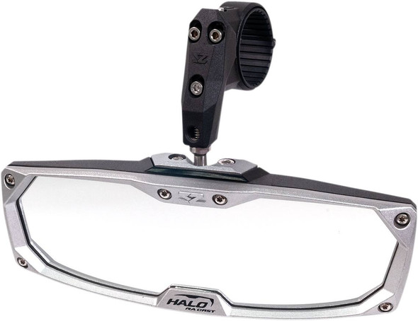 Seizmik - 06401403 - Mirror - Halo R - Rear View - Rectangle - Silver - 1.875"/2" ROPS - Honda/Kawasaki