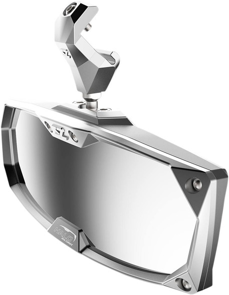 Seizmik - 06401404 - Mirror - Halo R - Rear View - Rectangle - Silver - Polaris Pro-Fit Ranger