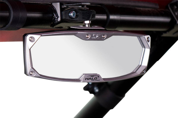 Seizmik - 06401455 - Mirror - Halo R - Rear View - Rectangle - Black w/Silver Bezel - Pro XP