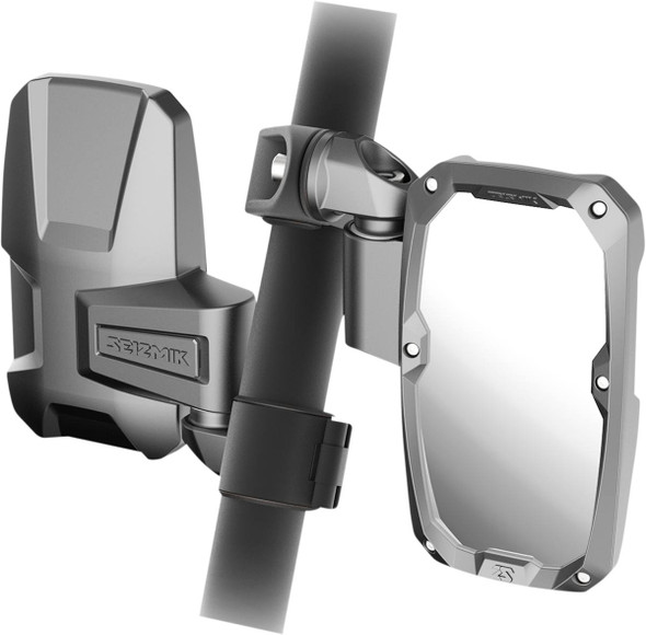 Seizmik - 06401481 - Mirrors - Embark - Side View - Rectangle - Black - 1.875"/2" ROPS - Pair