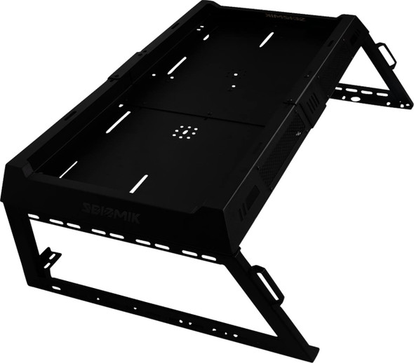 Seizmik - 15120264 - Bed Rack Kit - Half Height - Black - Can Am/Defender | Polaris/Ranger