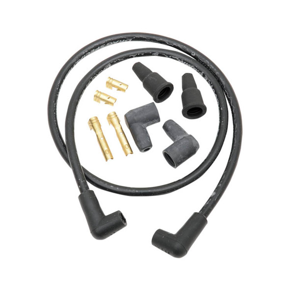 Drag Specialties - 8.8MM Spark Plug Wire Set Universal fit W/ 180° and 90° Boots (Except Twin Cam)