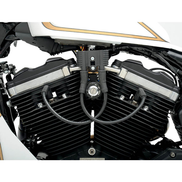 Drag Specialties - 8.8MM Black Spark Plug Wire Set Universal fit for Twin Cam W/ 180° and 90° Boots