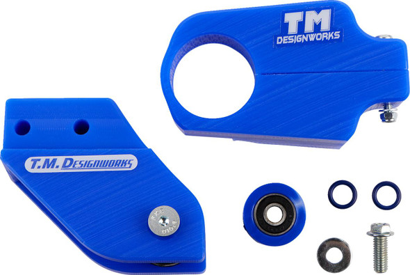T.M. Designworks - 12311617 - Chain Guide/Slider - Yamaha - Blue