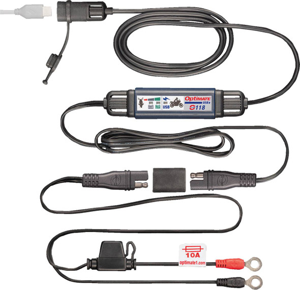 Tecmate - 38070664 - Battery to USB-C Charger with SAE
