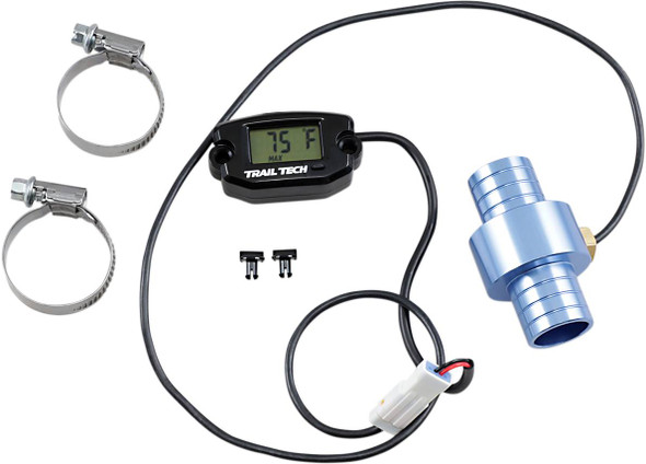 Trail Tech - 22120653 - Universal Temperature Meter - Surface Mount - Black - 22 mm