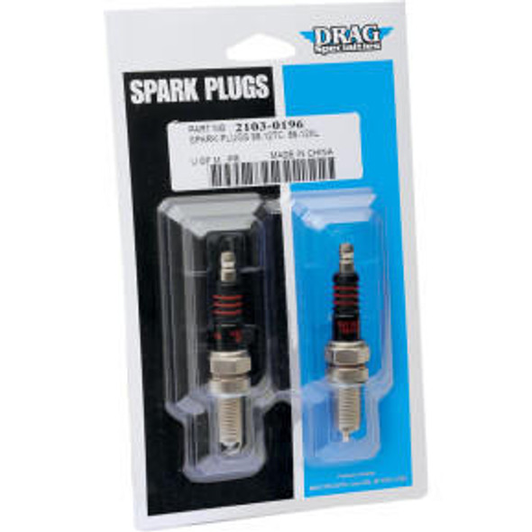  Drag Specialties - Performance Spark Plugs fits '99-'17 Twin Cam, '86-'20 Sportster Models 