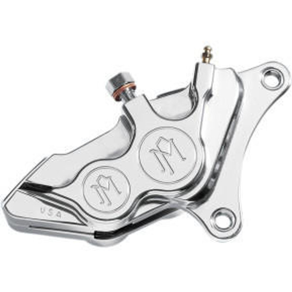 Performance Machine - Chrome Four-Piston Differential-Bore Front Caliper for 11.5" Rotors (See Desc.)