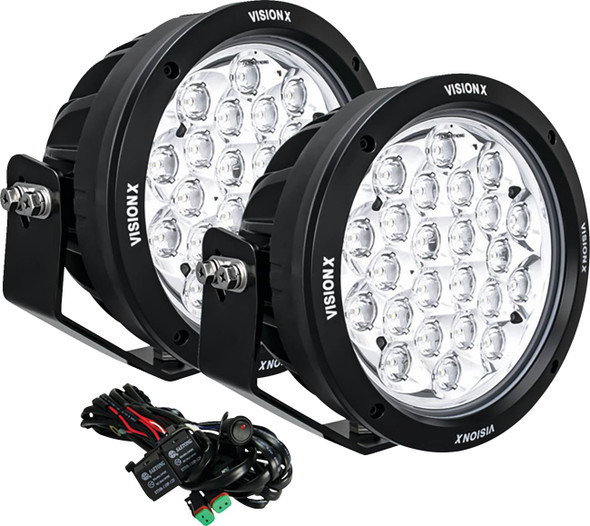 Vision X - 20012878 - Light Cannon - CG2 - 8-3/4" - Multi LED - Clear Lens