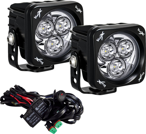 Vision X - 20012891 - Light Cannon - CG2 - 3" - Multi LED - Square - Selective Yellow Lens