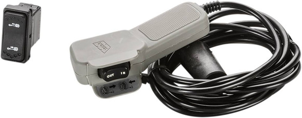 Warn - 45050709 - VRX 45-S Winch - Dash-mounted Rocker Switch - Synthetic Rope - 50'