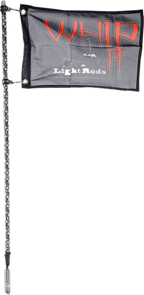 Whipitlightrods - 20402927 - 3' Light Rod Whip - Bluetooth - Black