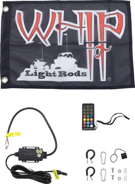Whipitlightrods - 20402931 - 5' Light Rod Whip - Bluetooth - Black