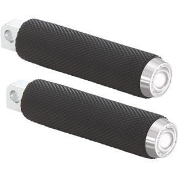 Accutronix - Brass Foot Pegs - Knurled/Grooved