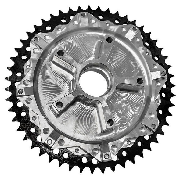 Alloy Art - 51 Tooth Black Anodized Carrier Cush Drive Chain Sprocket fits '09-'20 Touring Models (Choose Finish)