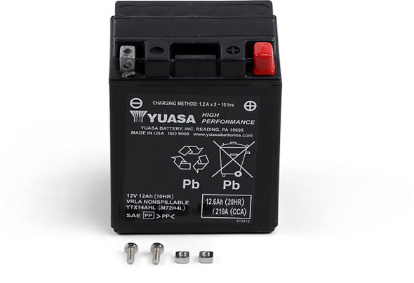 Yuasa - 21130759 - AGM Battery - YTX14AHL