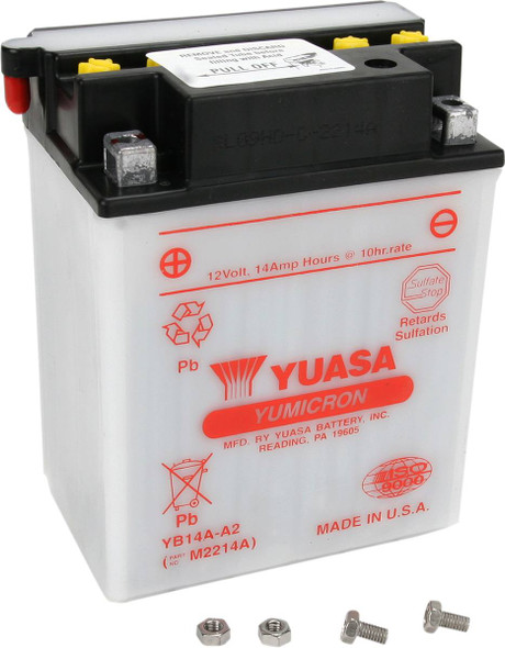 Yuasa - YB14AA2 - Battery - YB14A-A2 Yuasa - YB14AA2 - Battery - YB14A-A2