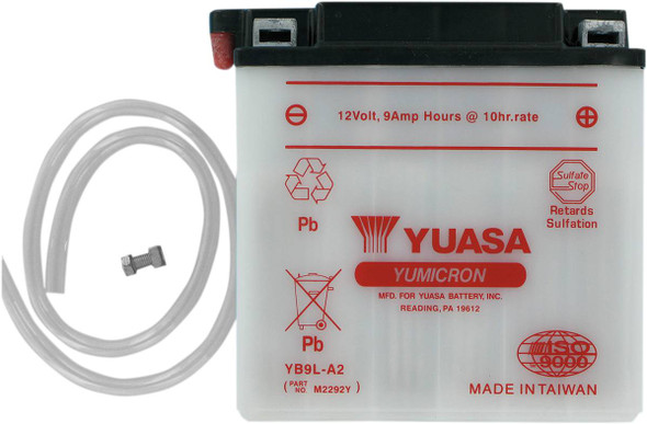 Yuasa - YB9LA2 - Battery - YB9L-A2 Yuasa - YB9LA2 - Battery - YB9L-A2