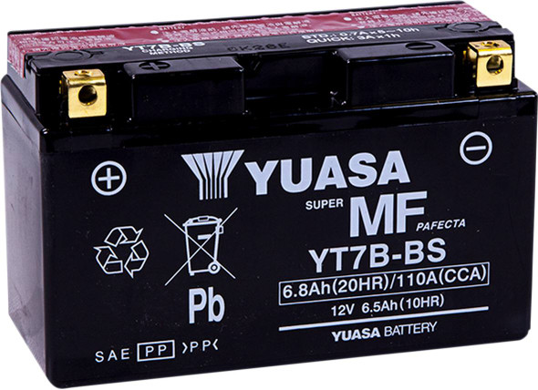Yuasa - YT7BBS - AGM Battery - YT7B-BS - .30 L Yuasa - YT7BBS - AGM Battery - YT7B-BS - .30 L